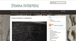 Desktop Screenshot of feminaintrepida.com